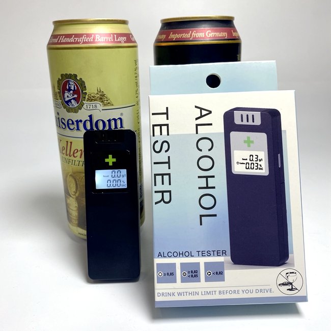 Good Selling Triple A Battery Using Alcohol Tester Professional Alcoholimetro Breathalyser Digital Alcohol Meter