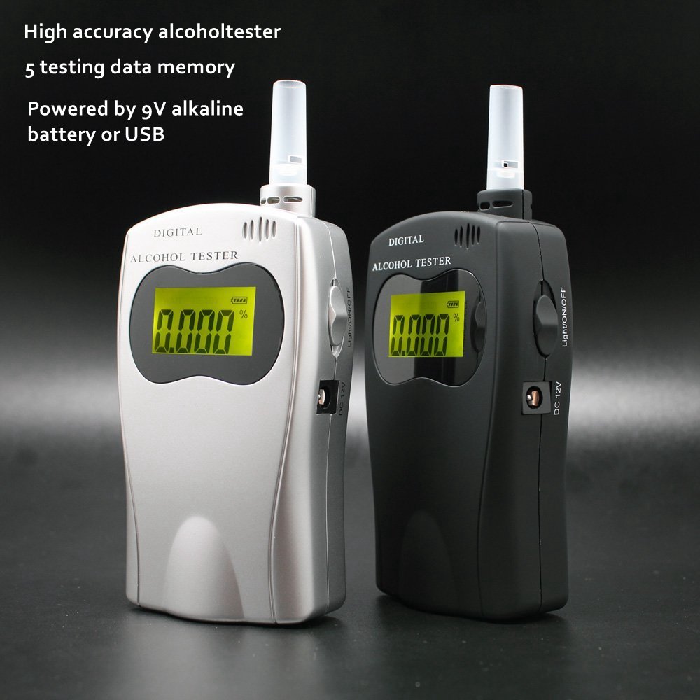 Car Driver Use Alcoholimetro Most Hot Sale Mouthpiece Alcohol Tester for Safely Breathalyser of Drivers at Factory Price AT570