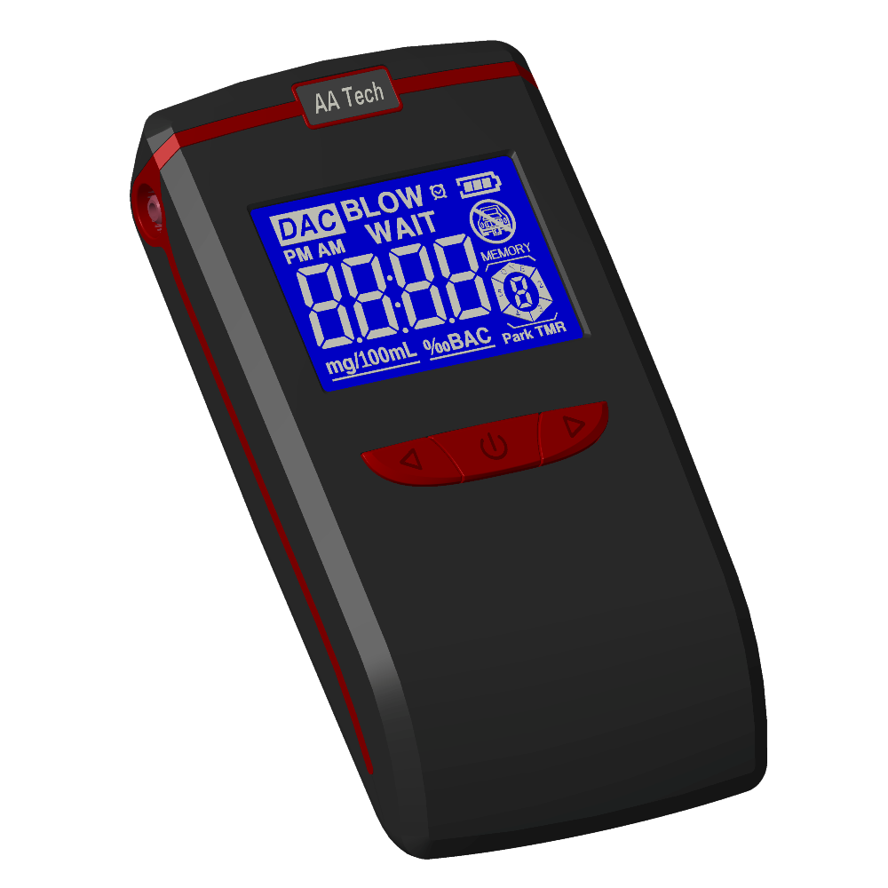 alcohol analyzer portable alcohol analyzer digital breath alcohol tester with red backlight low price