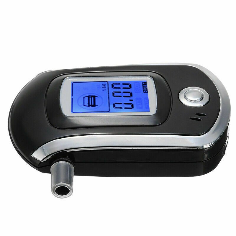 Digital Electronic Alcohol Meter Alcohol Tester with with Mouthpiece Breathalyer