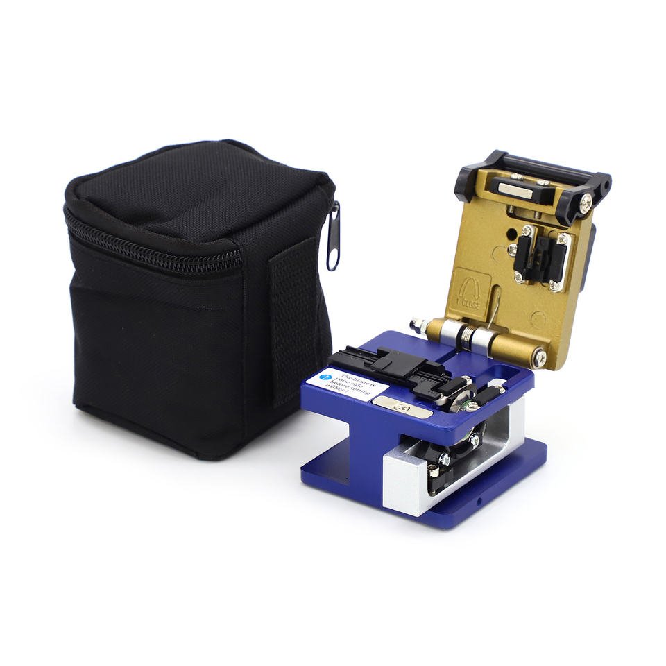 FTTH Fiber Optic Tool Kit with Optical Power Meter and Visual Fault Locator and FC-6S Fiber Cleaver