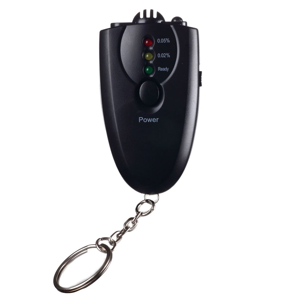 Limited time discount New Mini Flashlight Alcohol Breath Tester Breathalyzer