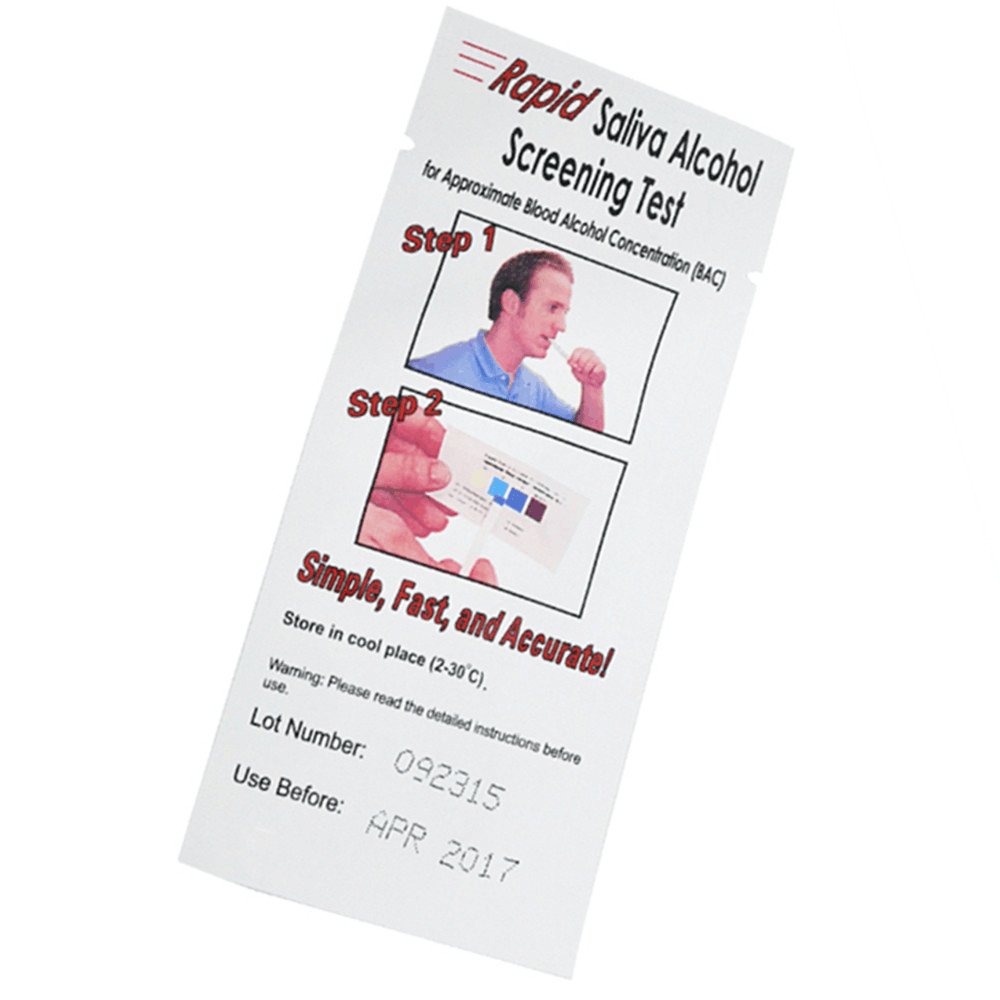 GREENWON & AHKUCI Test Rapid Saliva Alcohol Tester Strips PFT-69
