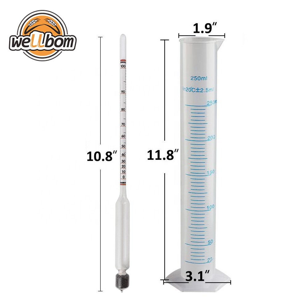 Wine alcohol hydrometer specification price Alcoholometer Alcohol Factory Alcohol hydrometer Wine Beer making Homebrew