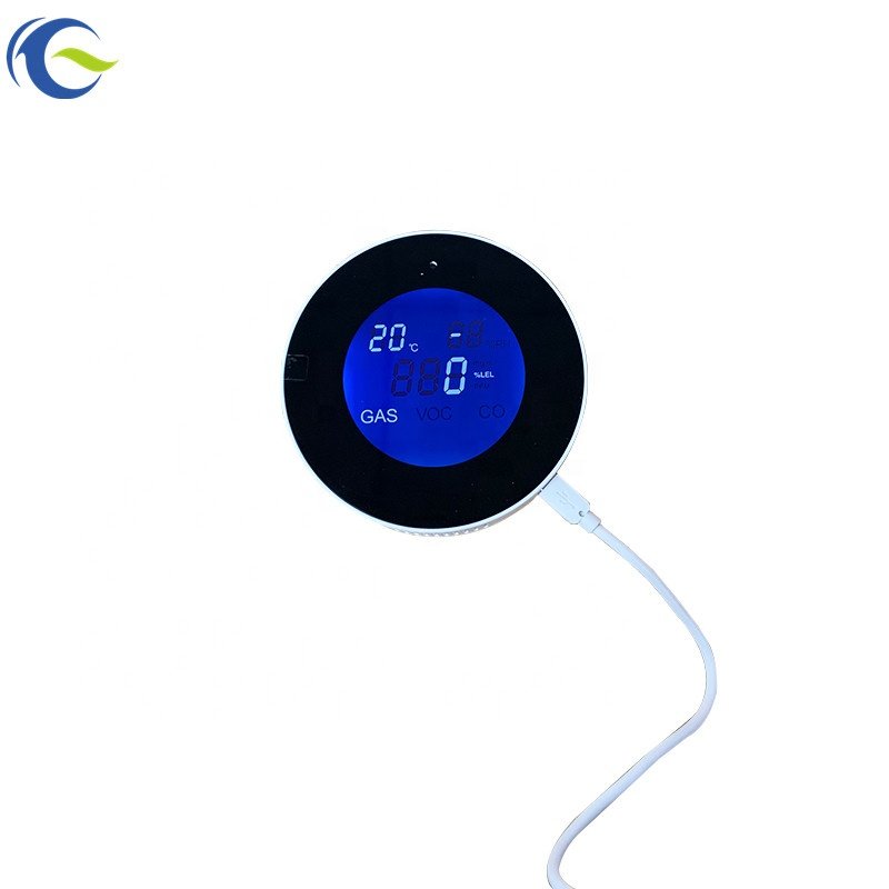 Household Tuya Wifi lpg gas CH4 biogas methane natural gas leakage alarm detector
