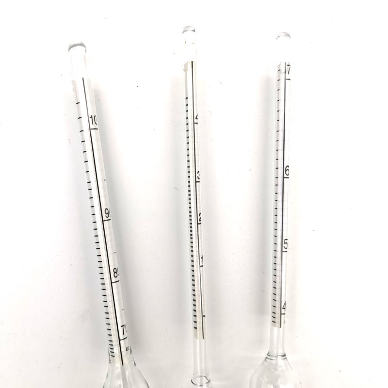 3 Pcs 0-100% Hydrometer Alcoholmeter Tester Set Alcohol Meter+ Thermometer