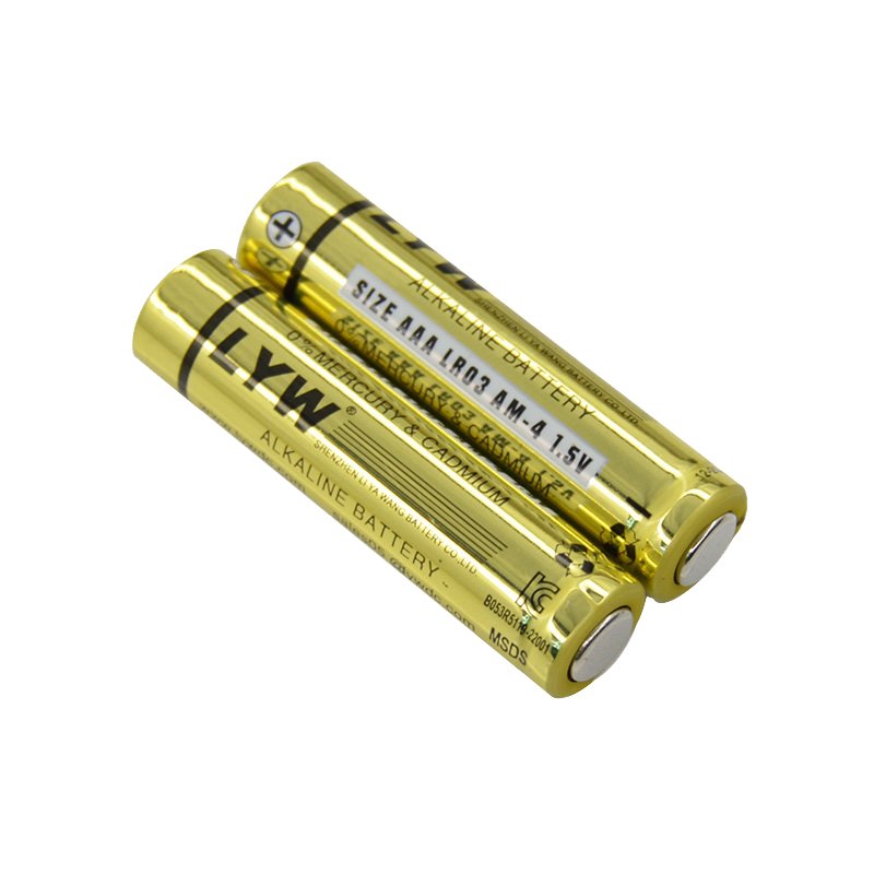cheap CROWN Alkaline battery High quality 1.5v LR03 AAA primary alkaline battery and mercury-free alkaline battery