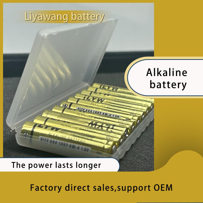 cheap CROWN Alkaline battery High quality 1.5v LR03 AAA primary alkaline battery and mercury-free alkaline battery