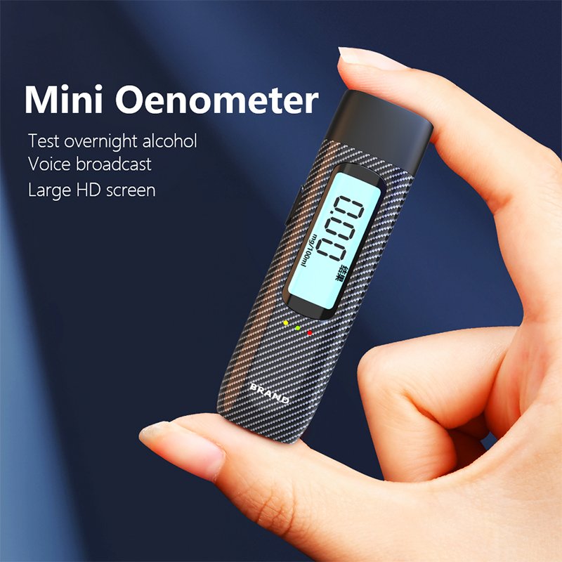 Non-Contact Breath Alcohol Tester, Zinc Alloy Material New Upgrade Portable Breath Alcohol Tester Alcohol Tester