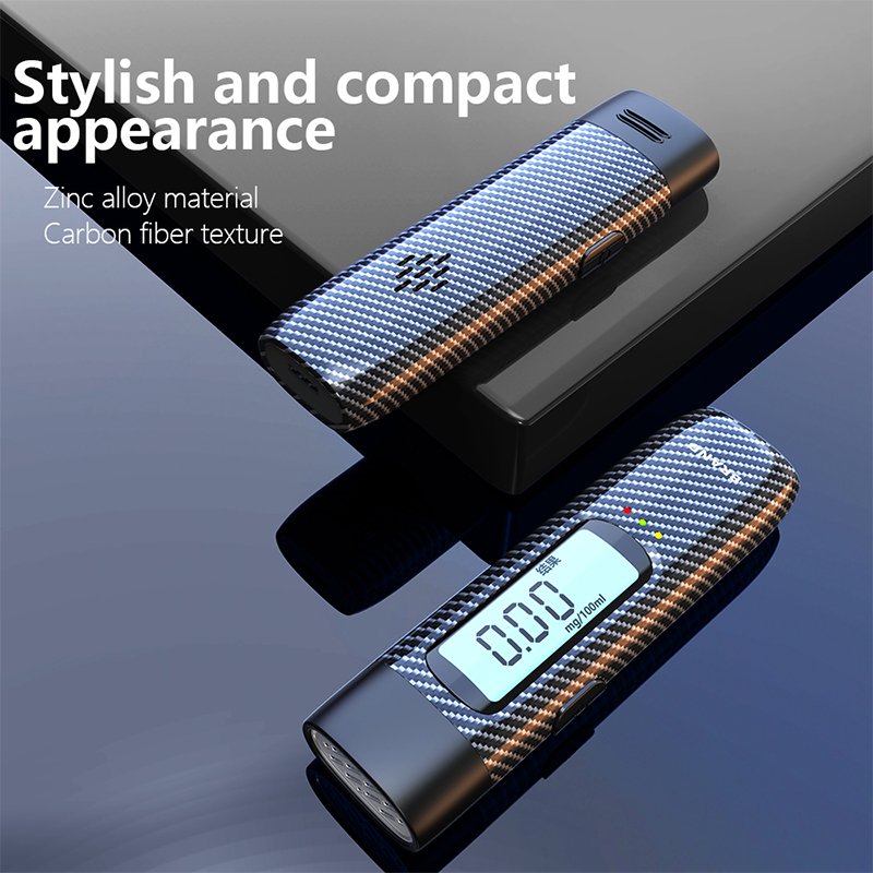 Non-Contact Breath Alcohol Tester, Zinc Alloy Material New Upgrade Portable Breath Alcohol Tester Alcohol Tester