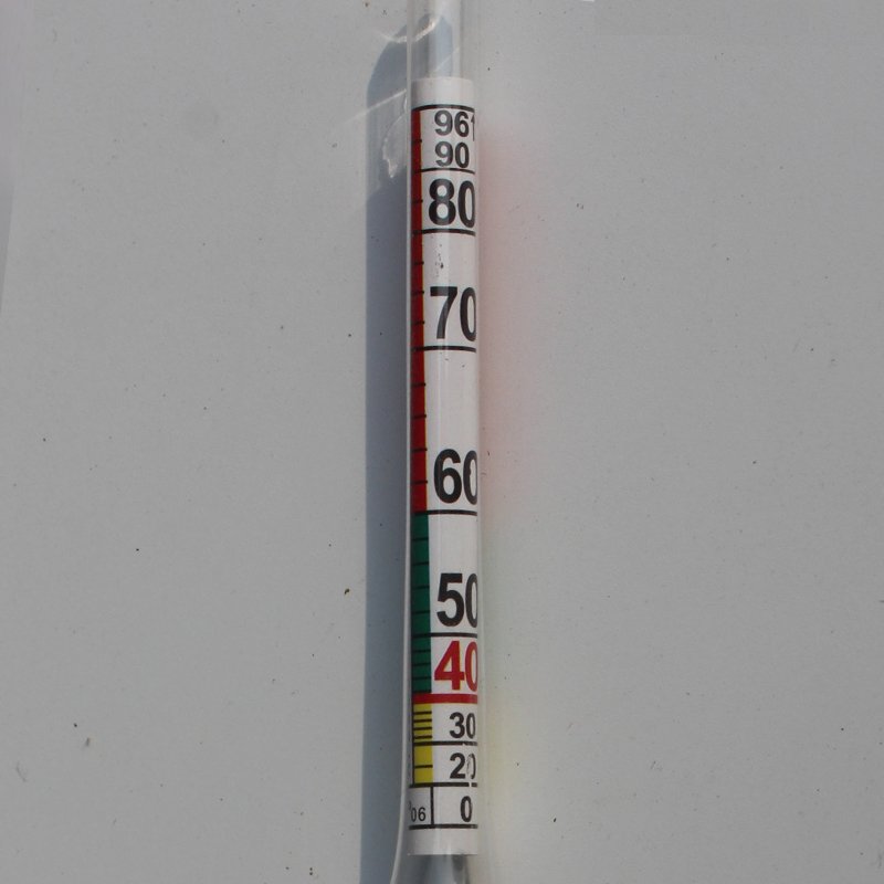 Precision Alcohol by Volume ABV Tester Accurate Final Gravity Testing, 0 to 96 Hydrometer Alcohol Meter Hydrometer vinometer