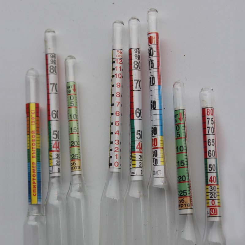 Precision Alcohol by Volume ABV Tester Accurate Final Gravity Testing, 0 to 96 Hydrometer Alcohol Meter Hydrometer vinometer