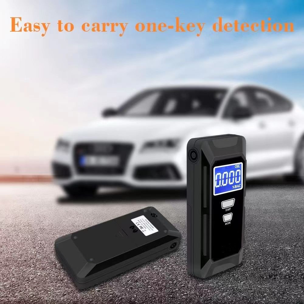 LED Display Portable Breathalyzer Automatic Alcohol Tester Professional Breath Testers