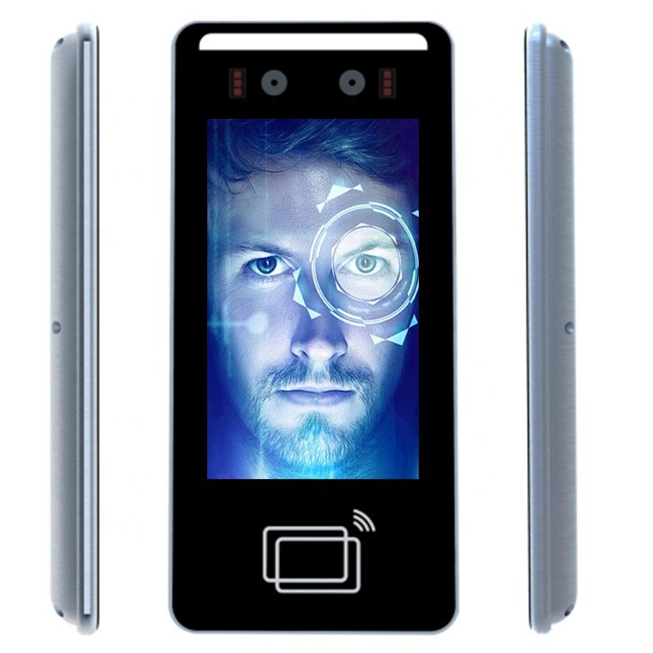 5 inch face recognition fingerprint lock Facial Recognition fingerprint scanner RFID Access Control fingerprint door lock
