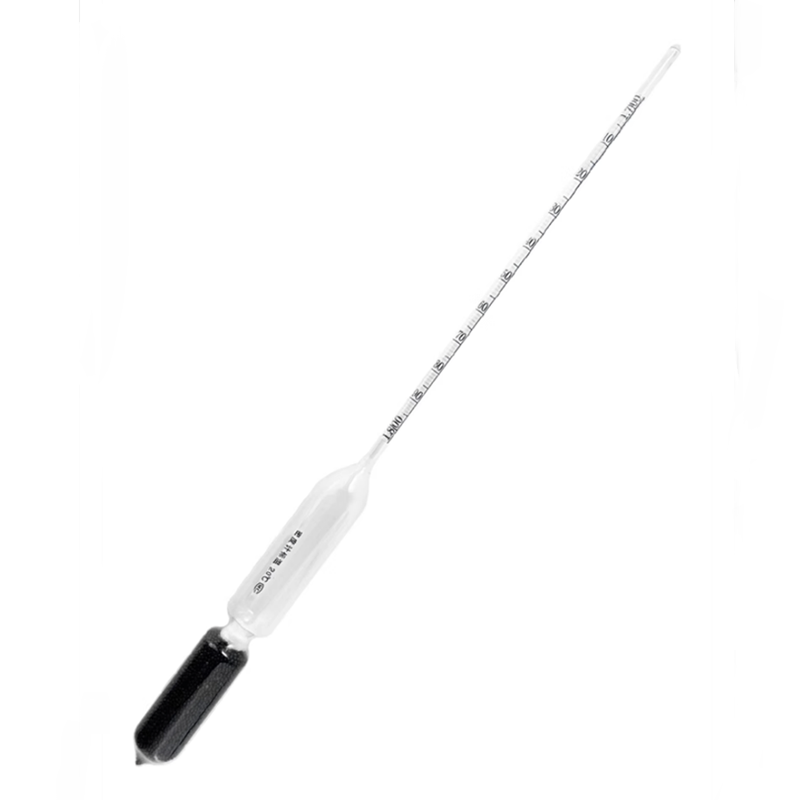 hydrometer for red wine making 0-100% TIANLIAN Beer specific gravity meter glass for plants test tube liquor Alcohol Hydrometer
