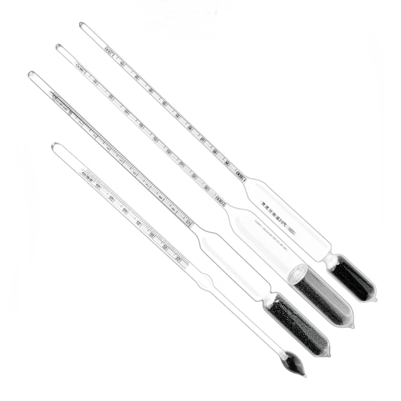 hydrometer for red wine making 0-100% TIANLIAN Beer specific gravity meter glass for plants test tube liquor Alcohol Hydrometer