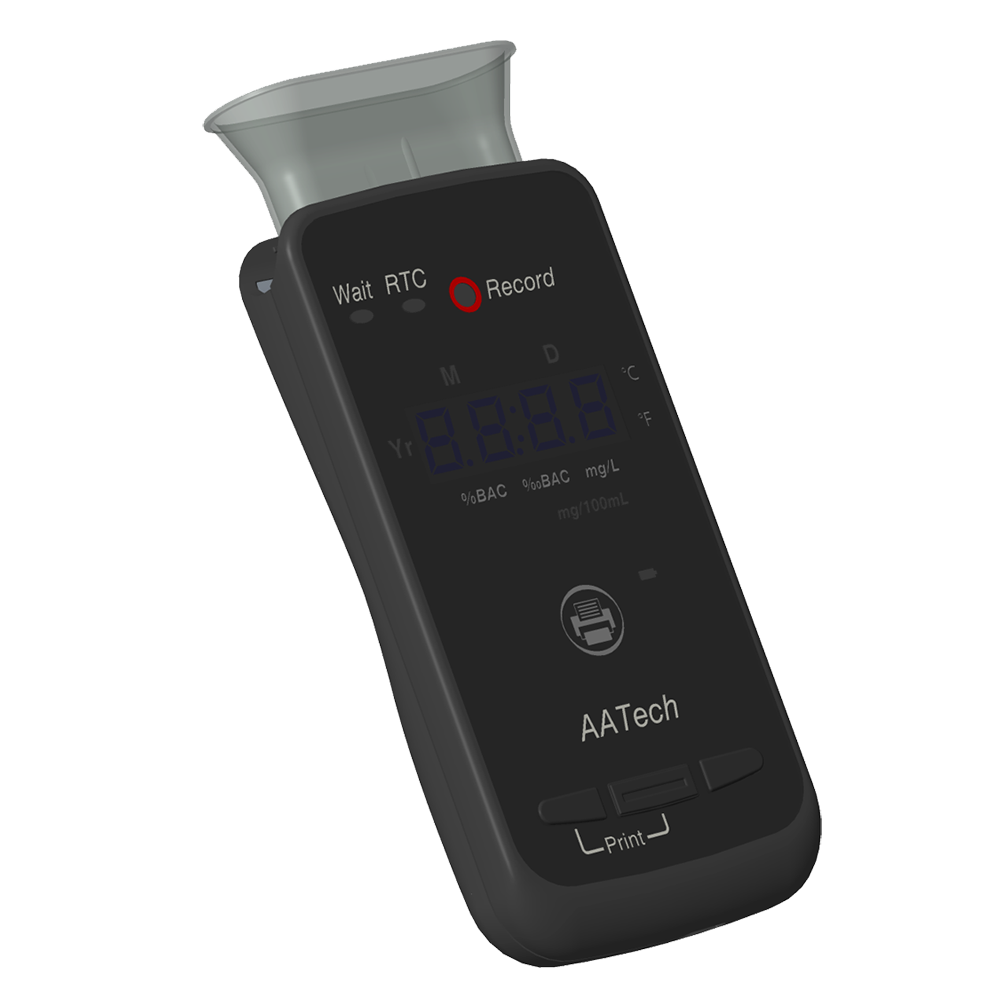 Alcohol breath tester breathalyzer Fuel Cell sensor with wireless printer & pressure sensor AA2010p