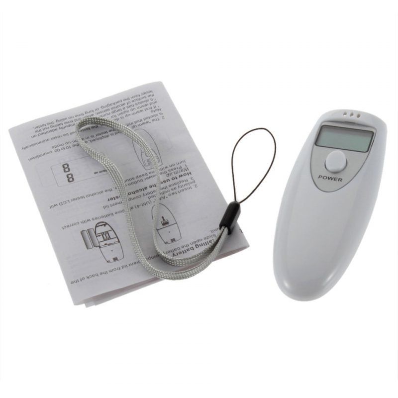Professional Portable Fast Response Pocket Digital LCD Display Breath Alcohol Tester