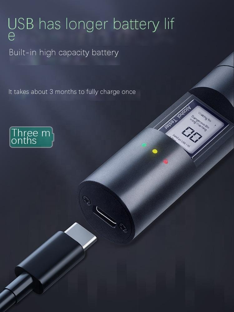 Breathalyzer blowing type tester to check drunk driving special high precision self-measuring device traffic household measuring