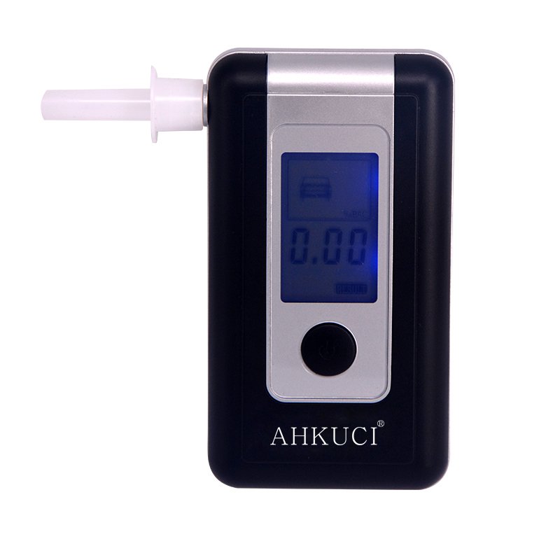 Ahkuci New upgrade Analyzer Fuel Cell Breathalyzer Alcohol Breath Tester AT-6001F for driving