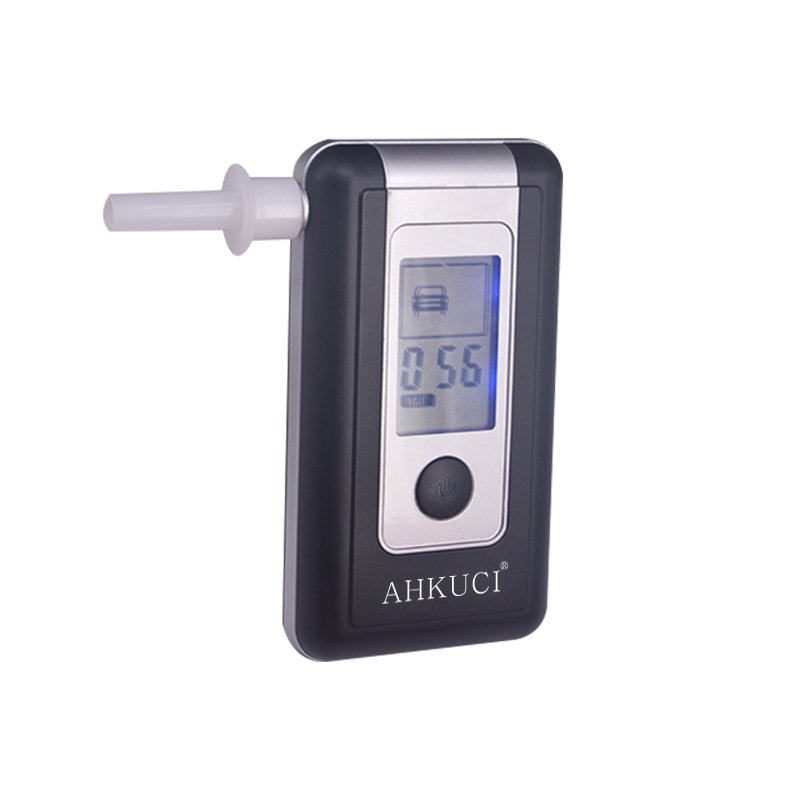 Ahkuci New upgrade Analyzer Fuel Cell Breathalyzer Alcohol Breath Tester AT-6001F for driving