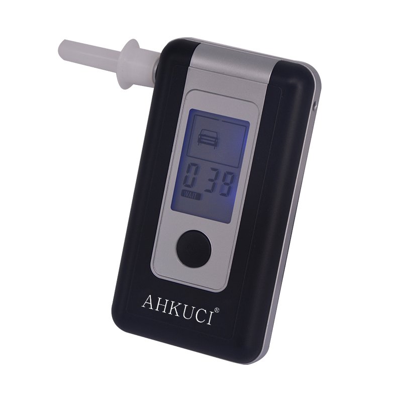 Ahkuci New upgrade Analyzer Fuel Cell Breathalyzer Alcohol Breath Tester AT-6001F for driving