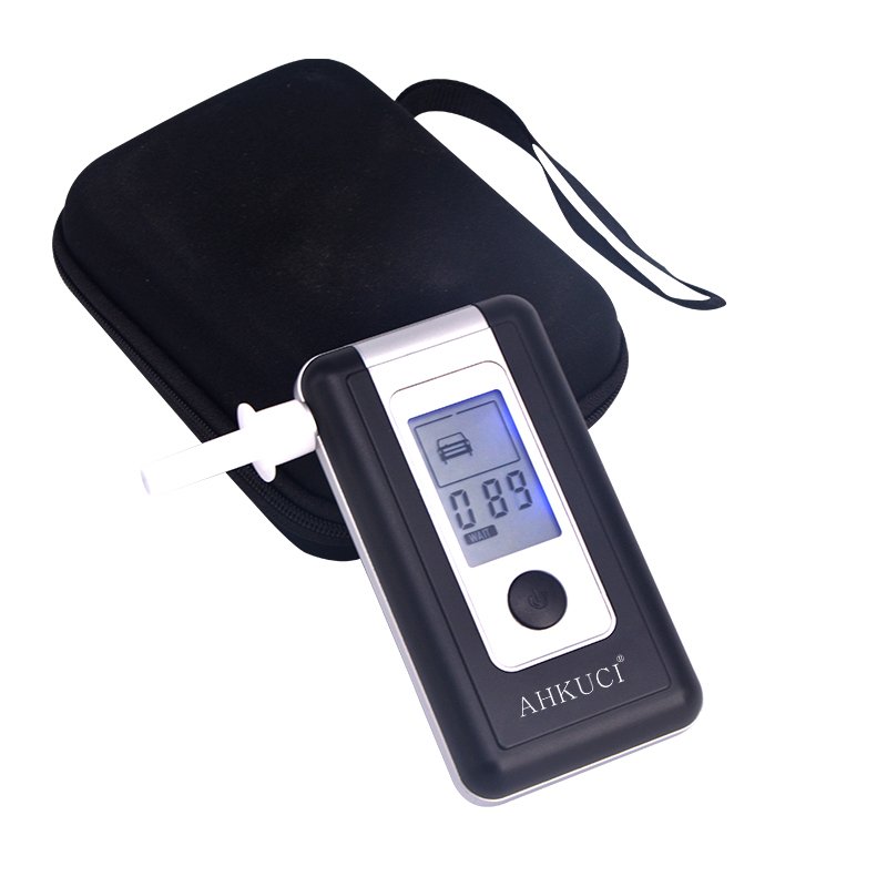 Ahkuci New upgrade Analyzer Fuel Cell Breathalyzer Alcohol Breath Tester AT-6001F for driving