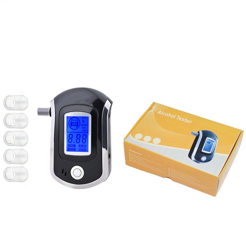 Hot selling products 3 digit LCD display manual Digital Breathalyzer alcohol breath tester