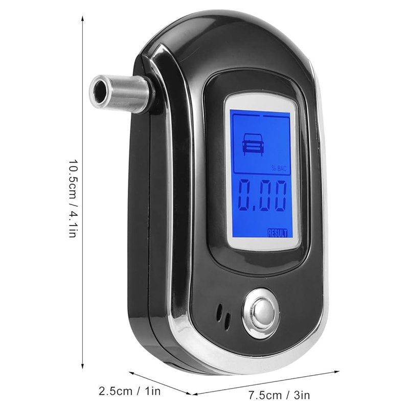 Hot selling products 3 digit LCD display manual Digital Breathalyzer alcohol breath tester