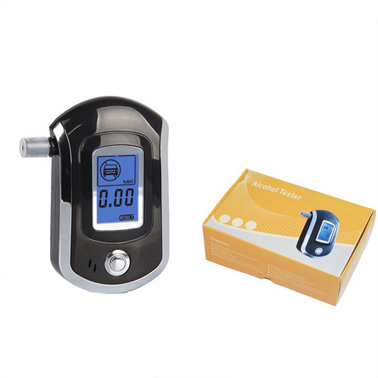 Professional Portable Keychain Driver PVC Nozzle Alcohol Tester Industrial USB Rechargeable Fuel Cell Sensor New Alcoholimetro