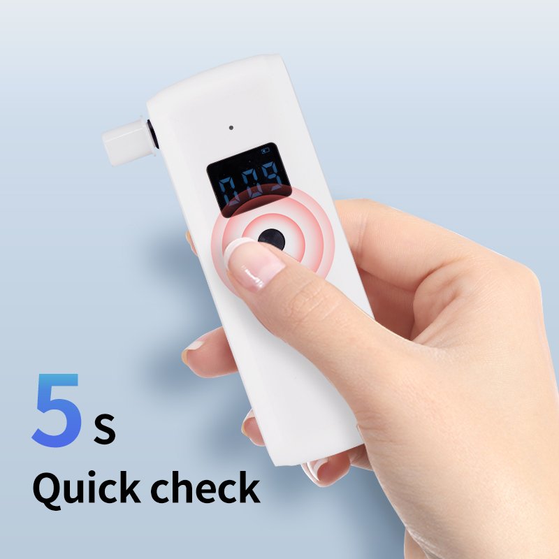 White Use Alcohol Tester Breathalyzer Mini Portable Oem/odm Tester