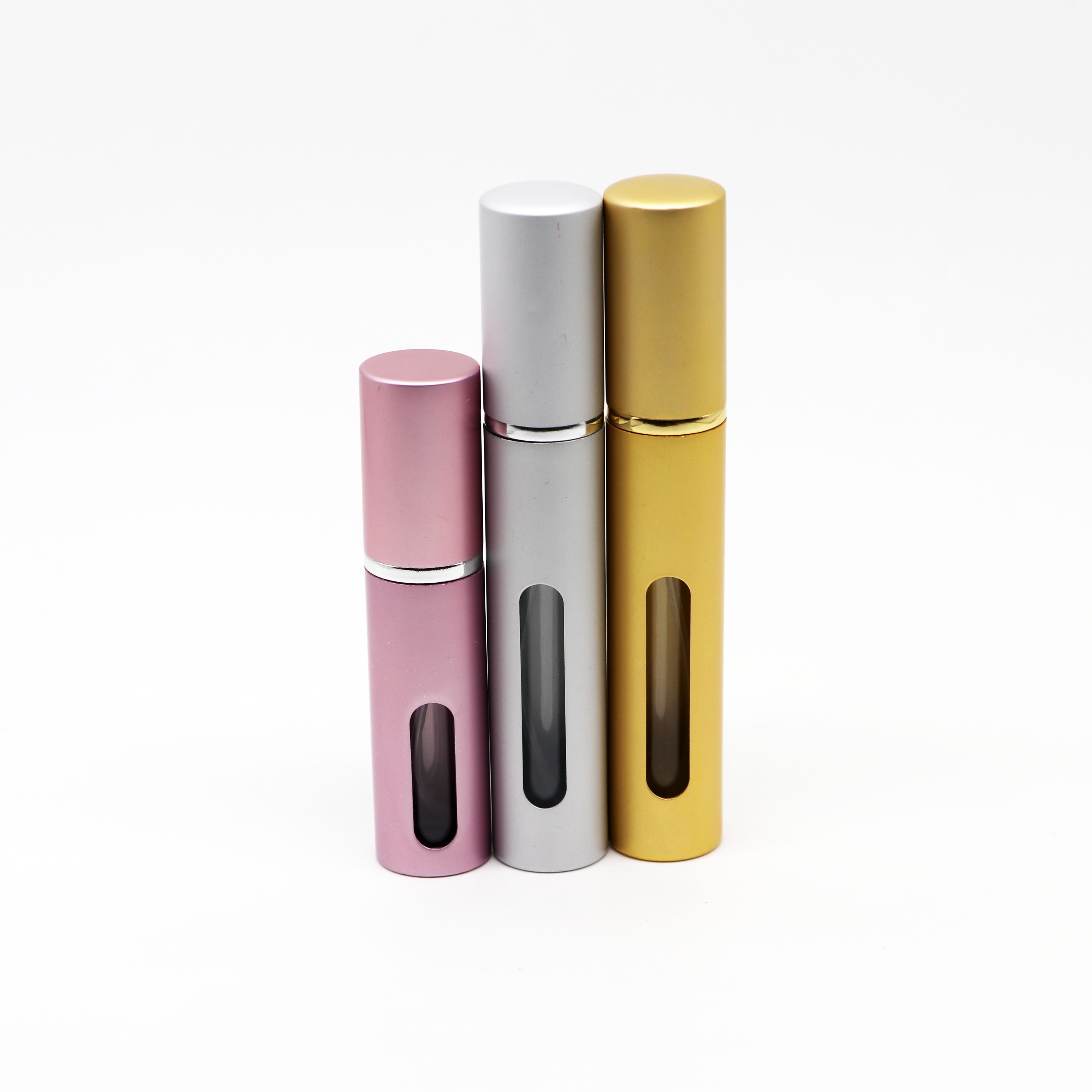 Classic Design Empty 5ml Refillable Atomizer Perfume Spray Bottle Travel Pocket Parfum Gift Cosmetic Container Vial