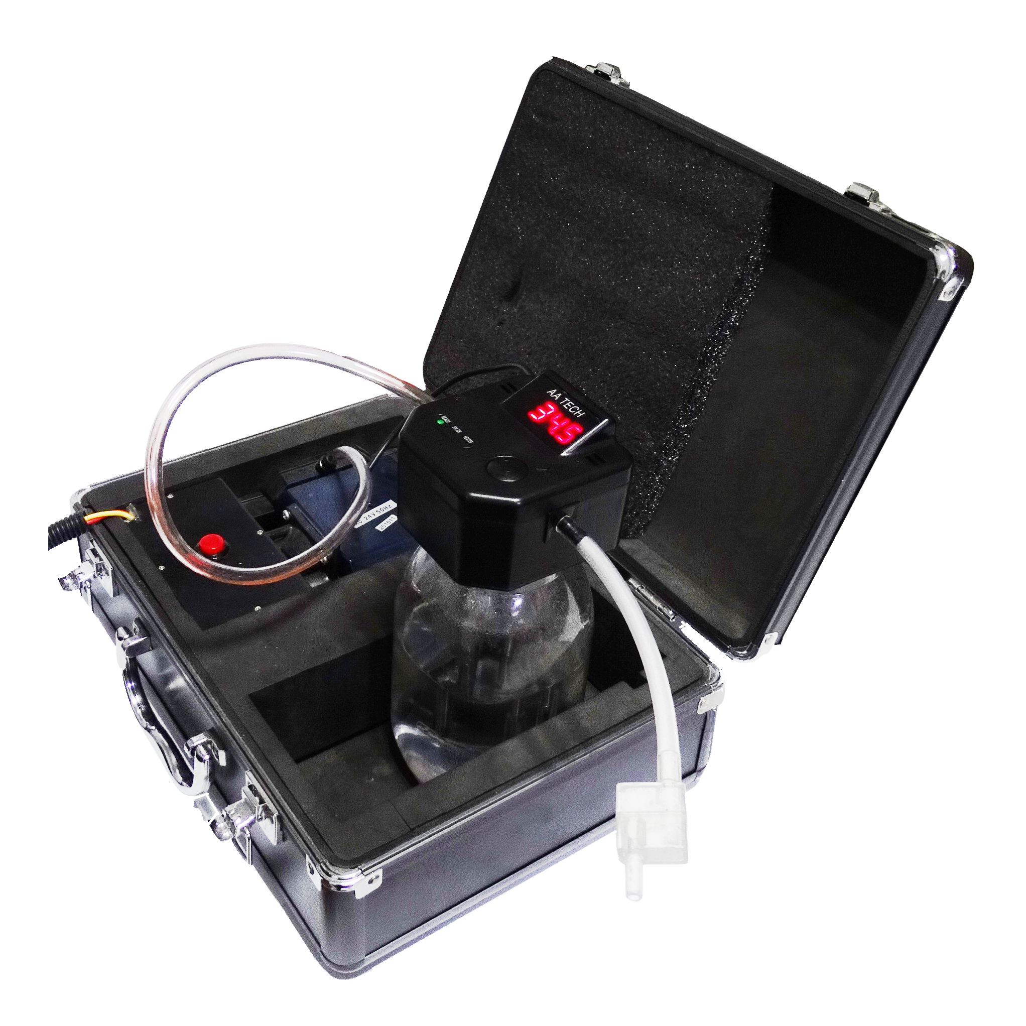4.3" color Alcohol breath test simulator AA2068 Alcohol Tester with touch panel calibrator for breathalyzer and alcohol tester