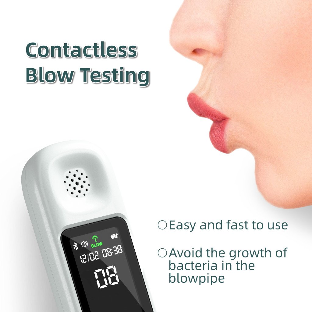 Handheld breath digital alcohol tester Dry Cell Alcohol Tester alcohol tester for driver