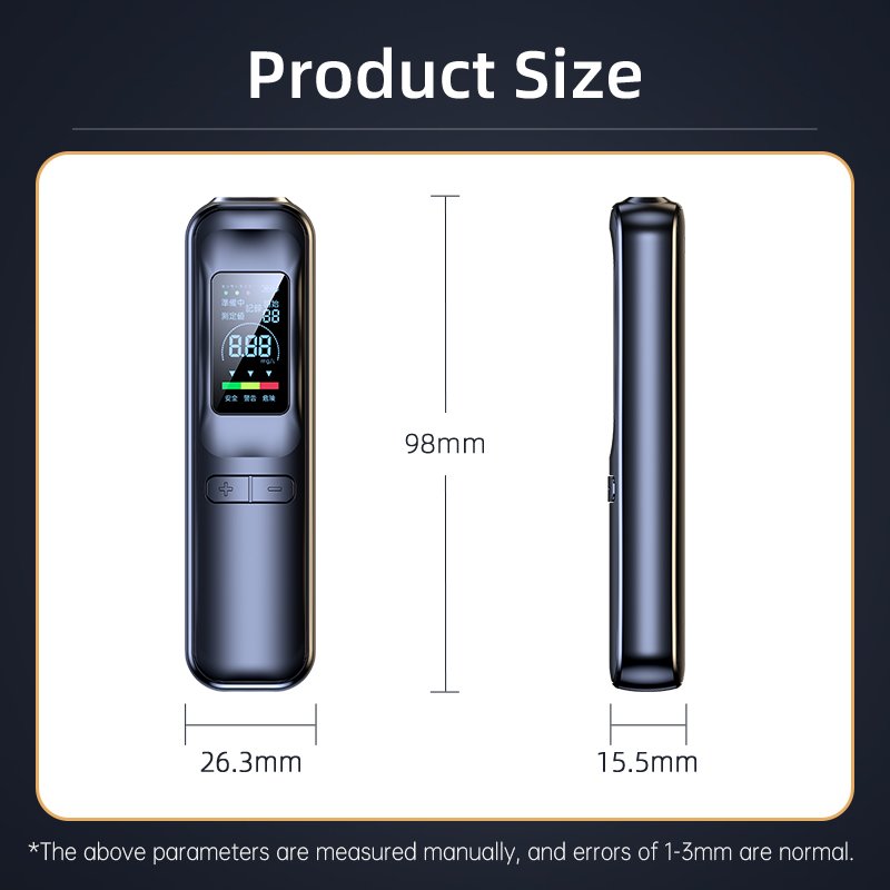 Portable Non-Contact LCD Digital Display Breath Analyzer Alcohol Tester Gas Analyzer Product Category