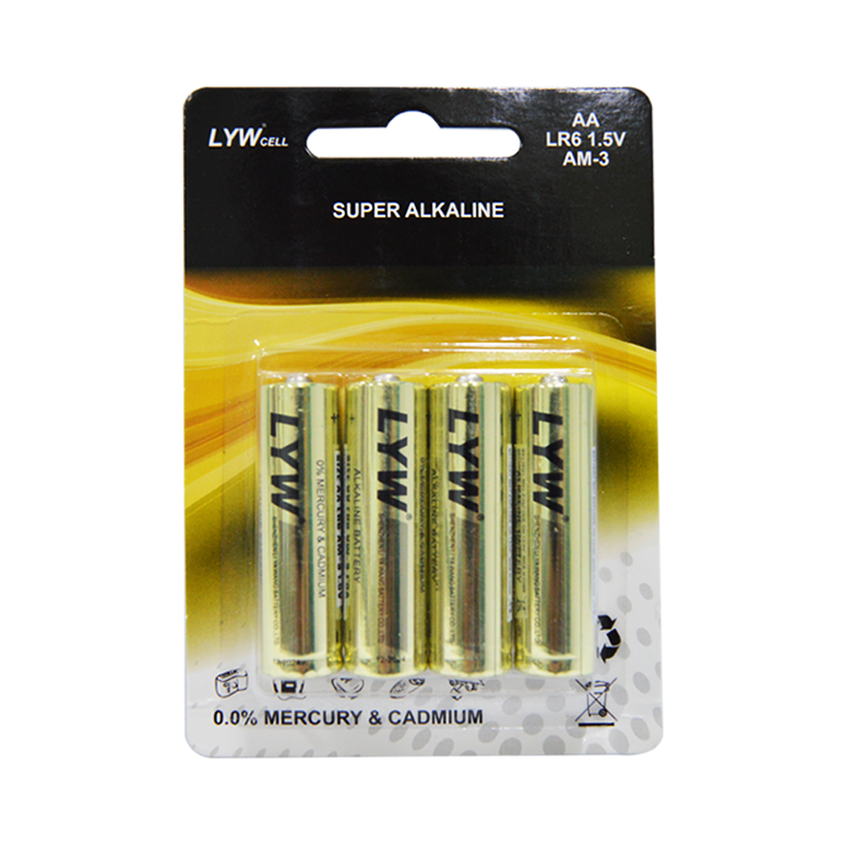 Factory price leakage-free long service life Cheap Design 15v aa lr6 am3 alkaline battery