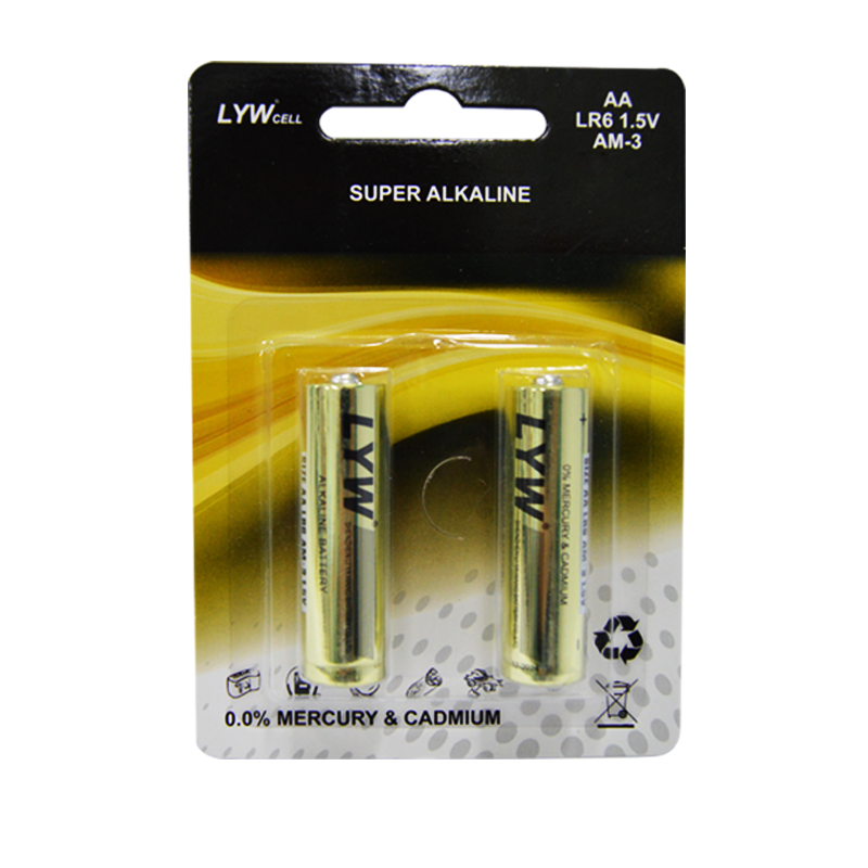 Factory price leakage-free long service life Cheap Design 15v aa lr6 am3 alkaline battery