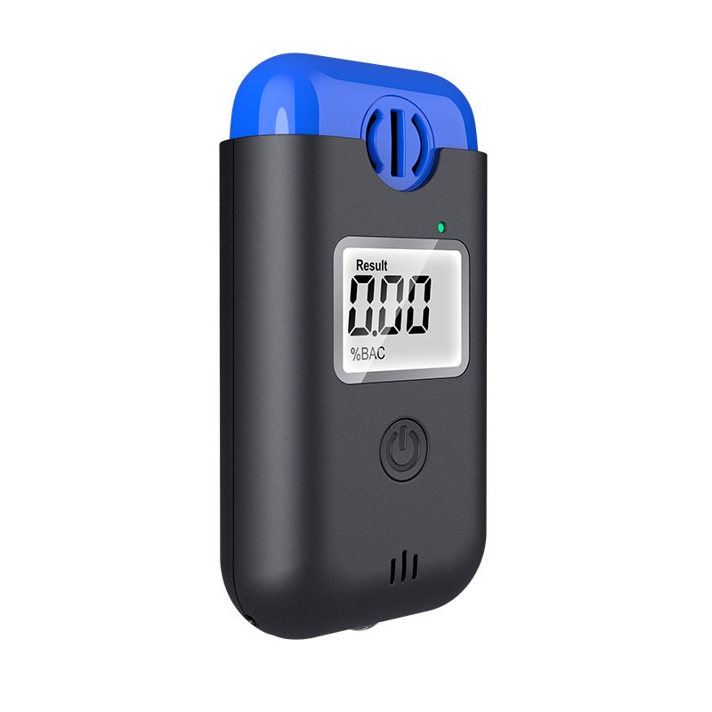 New Breath Alcohol Tester with Emergency LED Light Portable Handheld Drunk Driving Detector