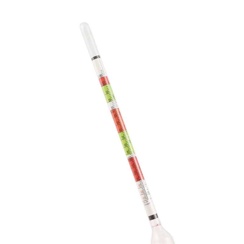 Beer Wine Alcohol Tester 3 IN 1 Triple Scale Hydrometer 0.990-1.160 Specific Gravity Brix Balling Home Brew Alcoholometer Tools