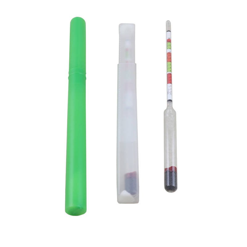 Beer Wine Alcohol Tester 3 IN 1 Triple Scale Hydrometer 0.990-1.160 Specific Gravity Brix Balling Home Brew Alcoholometer Tools
