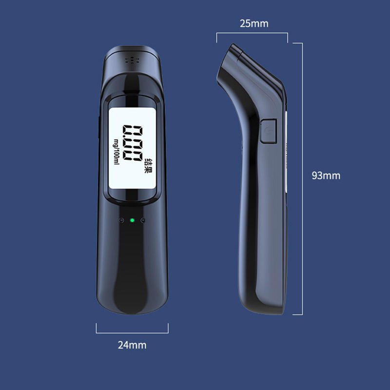 2024 Korea Portable Alcohol Detector Drunk Driving Tester Breathalyzer Alcohol Detector