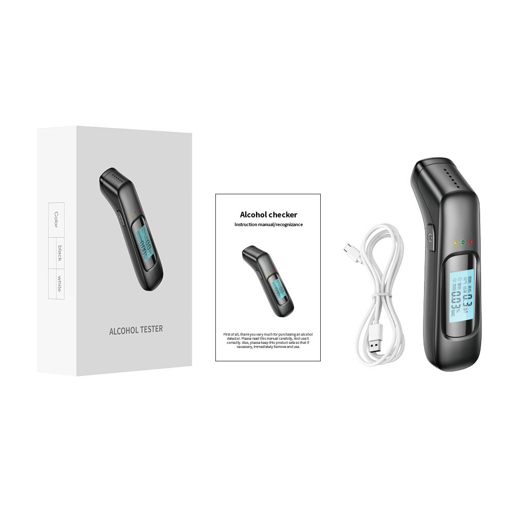 Wholesale Portable Alcohol Tester Breathing And Measuring Drunk tester Digital Display Breathalyzer