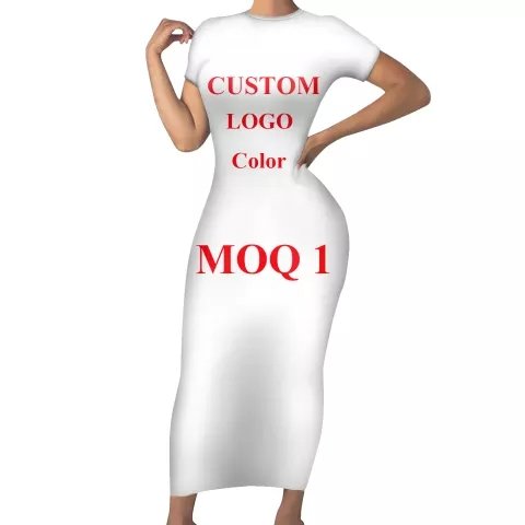 The Latest High Quality Elegant Maxi Dress Polynesian Tribal Totem Hibiscus Print Plus Size Casual Evening Dresses Custom MOQ 1