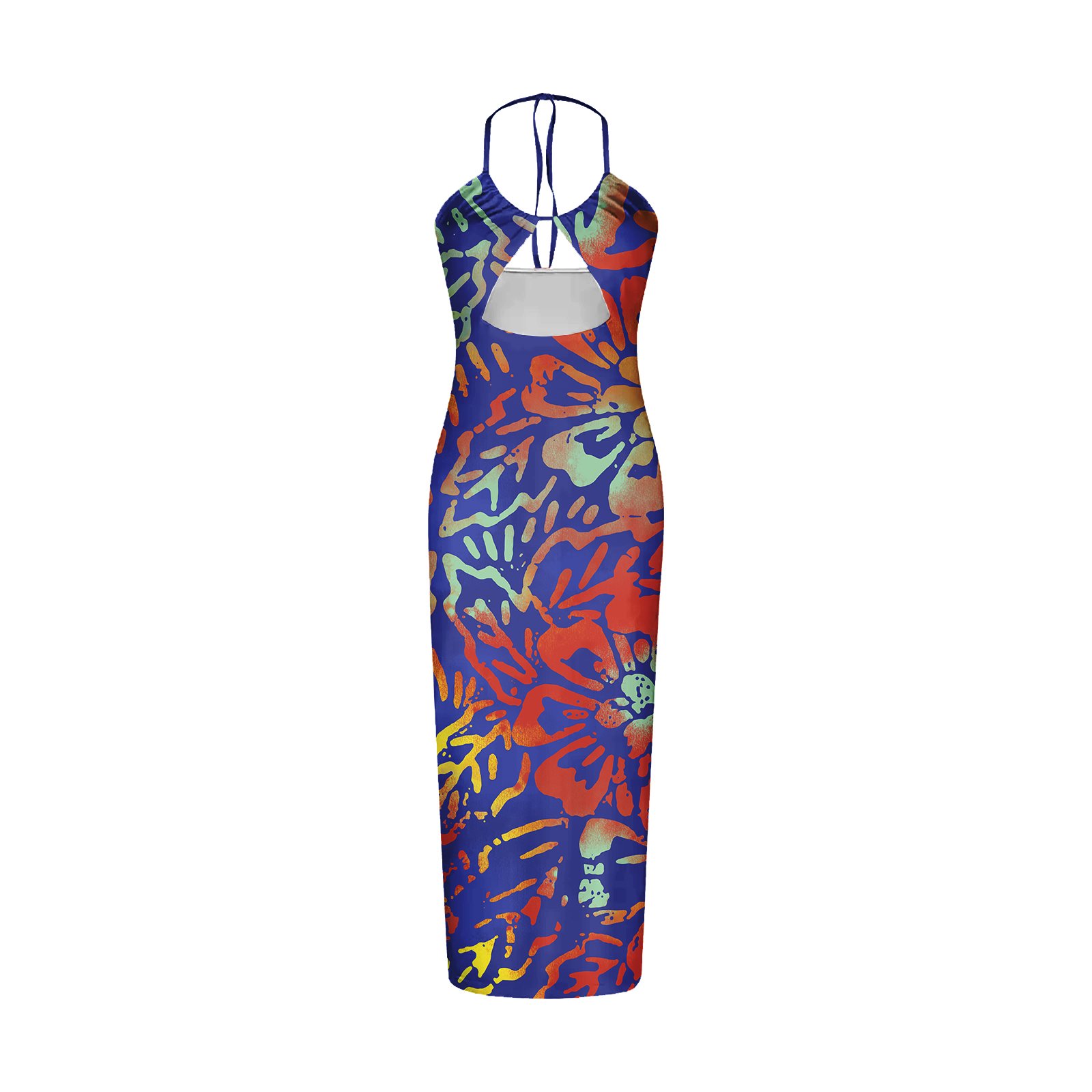 Comfortable Lady Casual Dresses Sexy Backless Polynesian Tribal Clothing Samoa Tap Custom Print Beach sundress women
