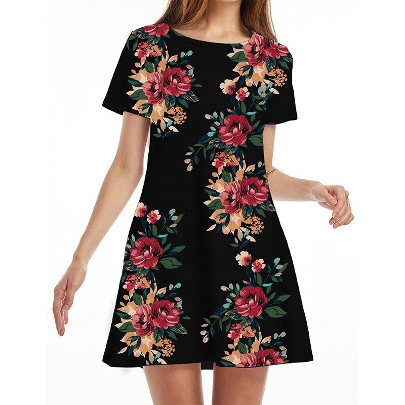 Wholesale 2022 summer fashion lingerie plus size women's t-shirts shorts sleeve cotton t shirt casual dresses girls t-shirt