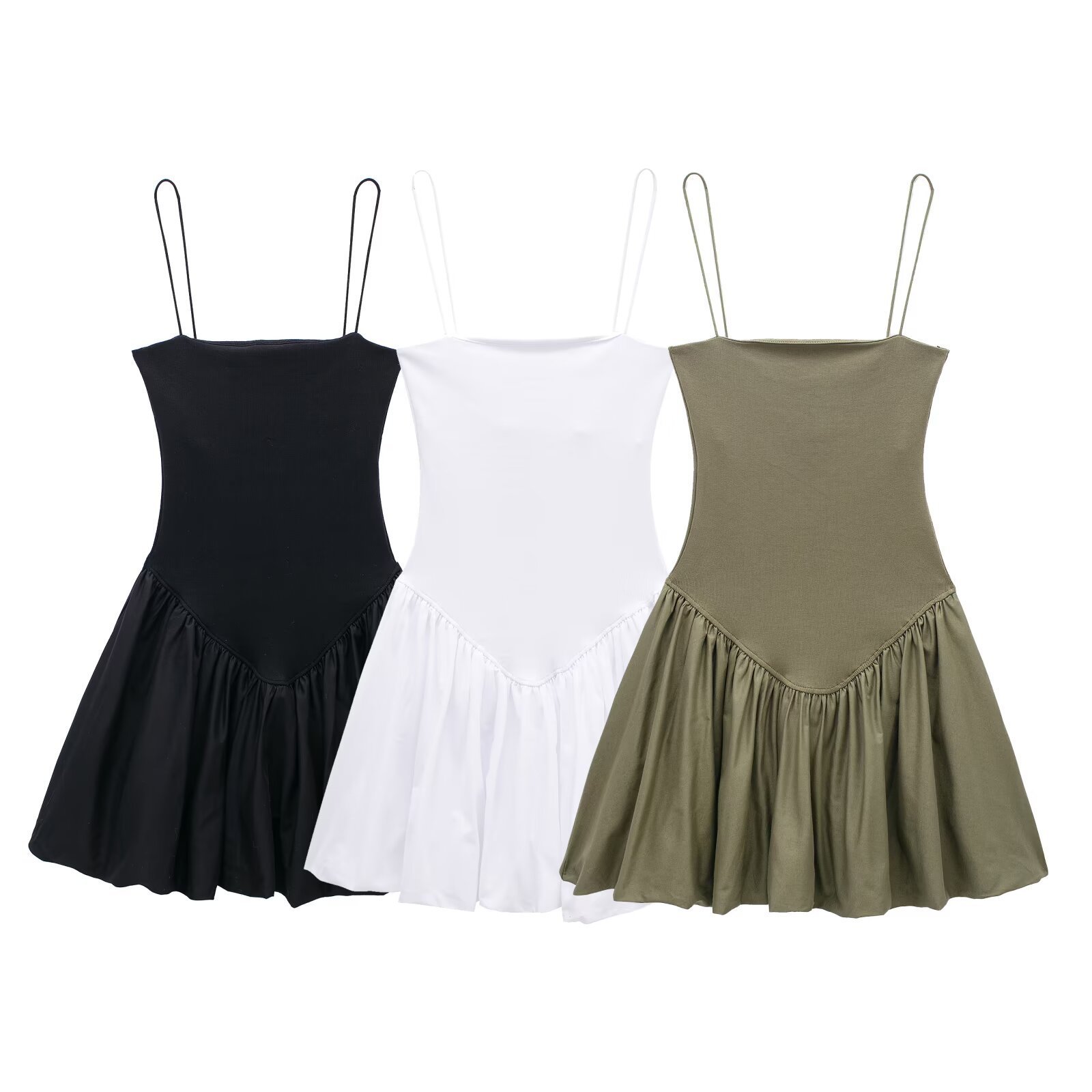 GX4347 summer 2024 boutique clothing tube stretch style sleeveless good quality women dresses fashion party a-line mini dress