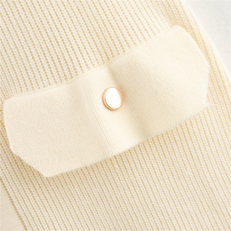 TAOP&ZA European and American style women's new fashion solid color round neck sleeveless knitted slim long dress