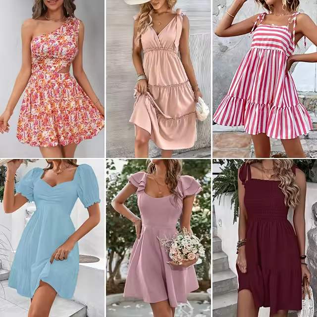 WO 2024 Wholesale Supplier Bulks Brand New Shop Stock Tops Mix Assorted Dress Bulk Bales Used Clothes