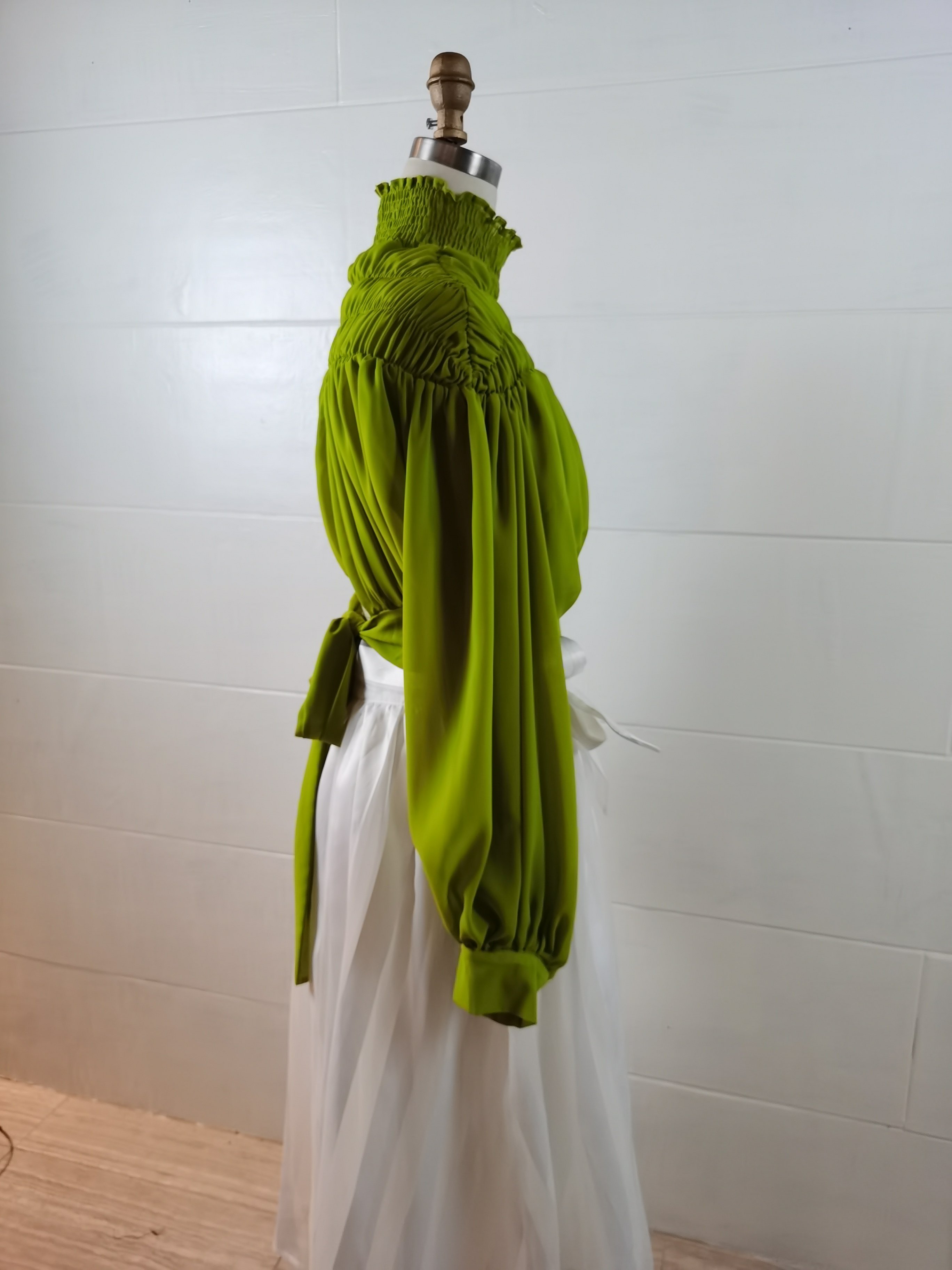 custom design high quality factory quick sample spring casual dresses woven green dresses