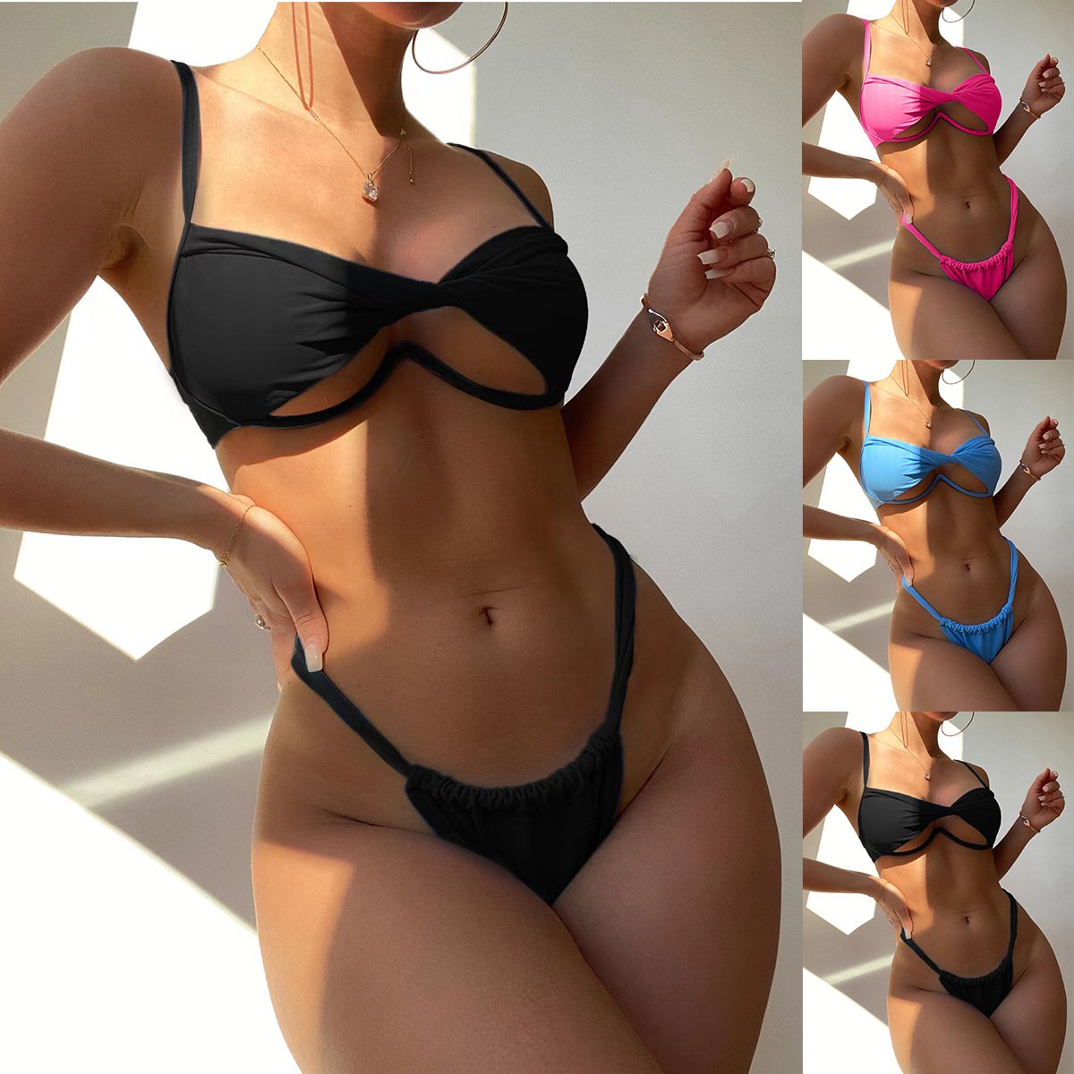 GINA Factory direct beachwear bikini swimwear brazilian brands bikinis designer swimsuits wholesale used clothes